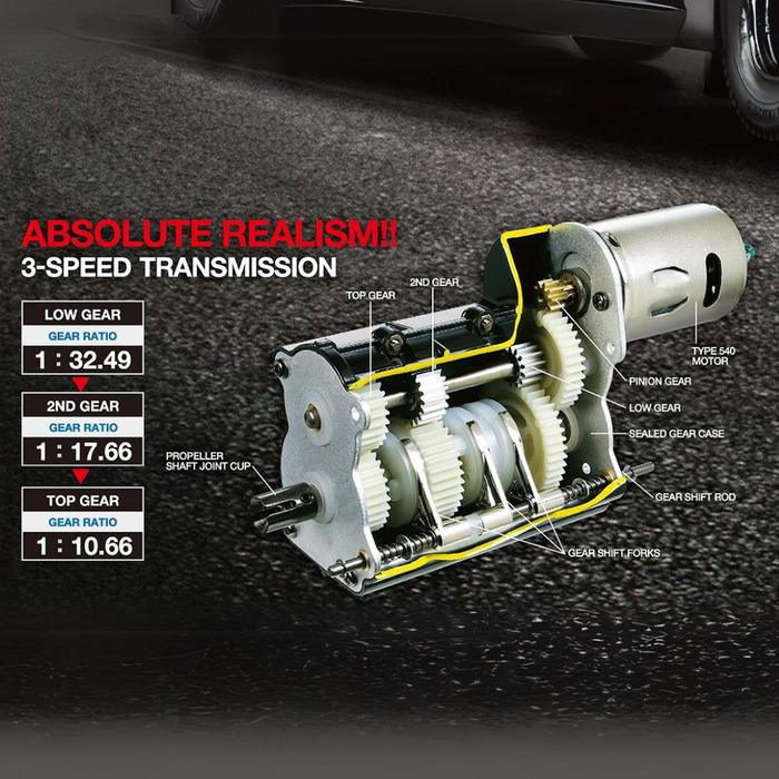 Tamiya Knight Hauler RC Truck Electric 2WD 1/14 Scale Kit - 56314