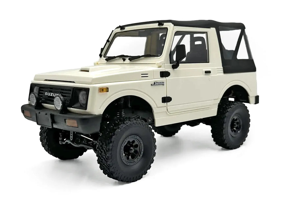 SUZUKI JIMNY (JA11C) 1/10 RC ホワイト WPL C74-1 Suzuki Jimny JA11C Soft Top RC Rock Crawler Electric 4WD