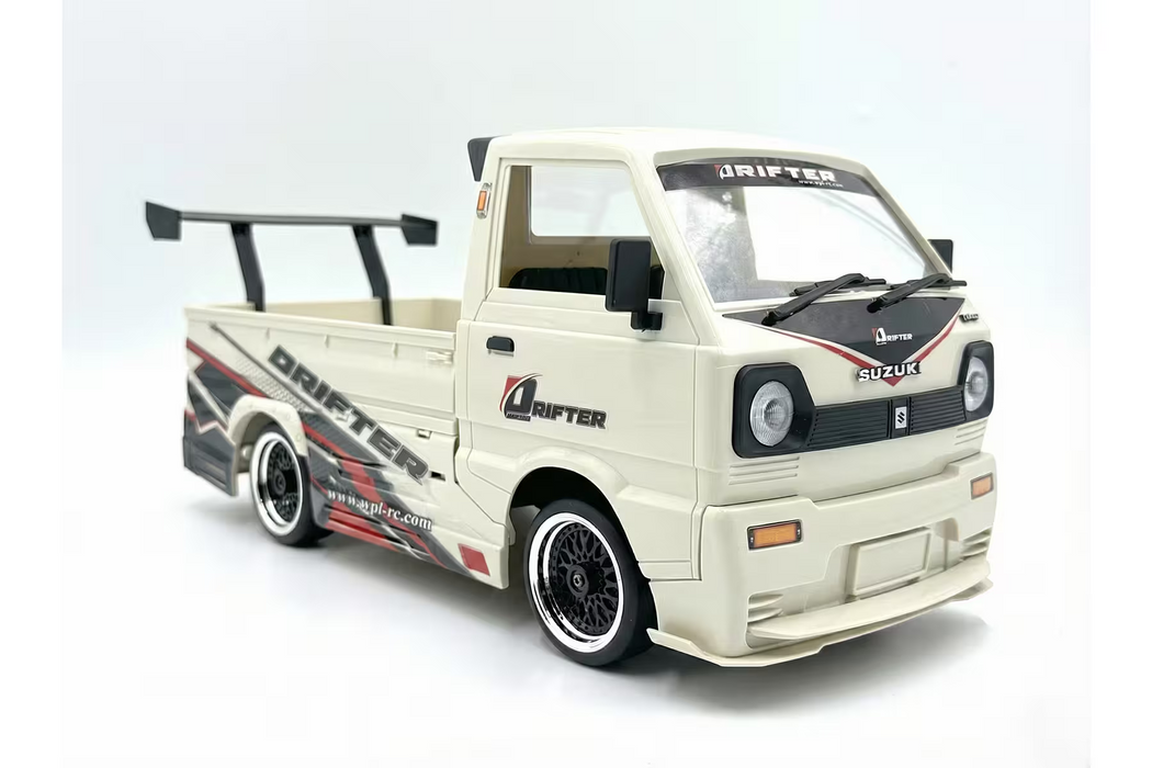 WPL Suzuki Carry D14S 1/10 Scale with Wide Body Kit Brushless 4WD RC Drift Kei Truck - RTR