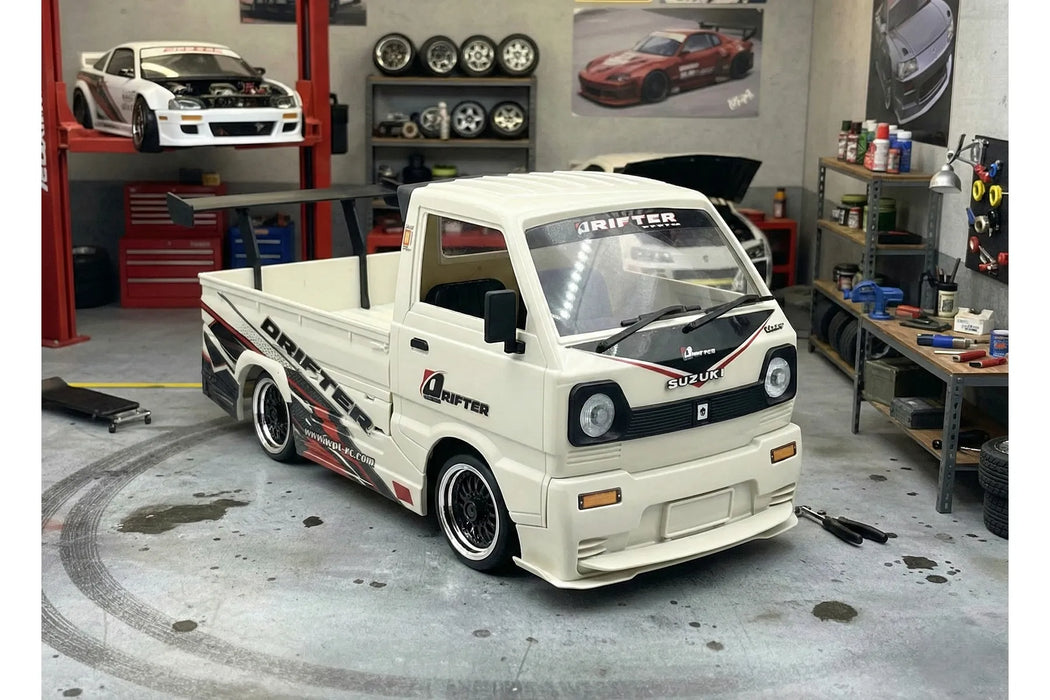 WPL Suzuki Carry D14S 1/10 Scale with Wide Body Kit Brushless 4WD RC Drift Kei Truck - RTR