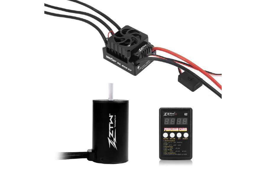 ZTW Beast G2 SL 80A ESC & 3660 4200Kv Brushless Motor Combo - 1108061