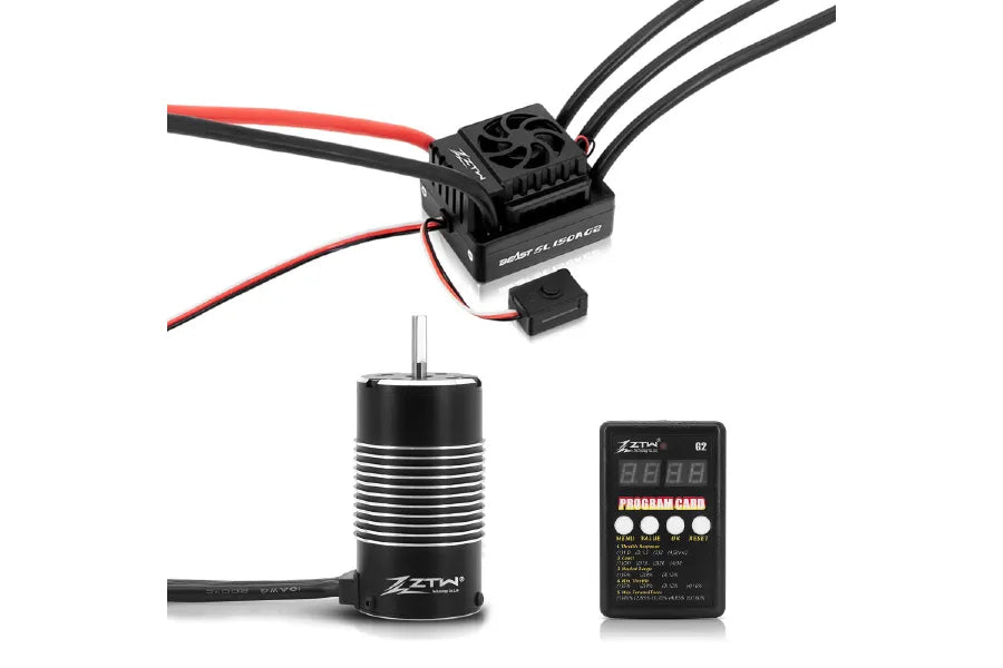 ZTW Beast G2 SL 150A ESC & 4074 2150Kv Brushless Motor Combo - 1115041