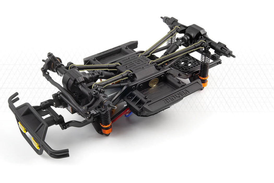 HPI Venture18 Flux-T 1985 Toyota Hilux SR5 RC Rock Crawler Electric Brushless 4WD 1/18 Scale RTR (HPI-161254 Blue & 161255 Creme) (Copy)