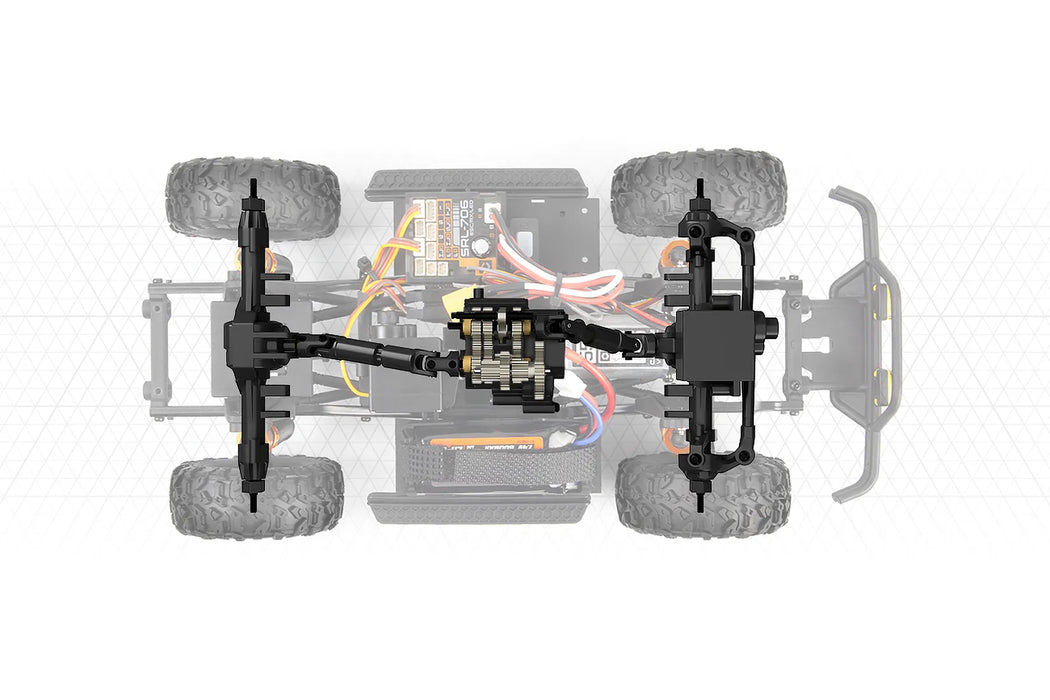 HPI Venture18 Flux-T 1985 Toyota Hilux SR5 RC Rock Crawler Electric Brushless 4WD 1/18 Scale RTR (HPI-161254 Blue & 161255 Creme) (Copy)