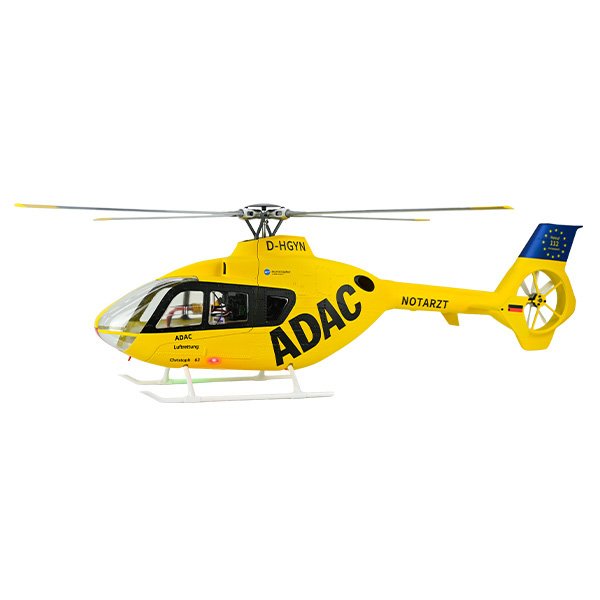 FLYWING  EC135 Eurocopter 6Ch 450L Scale 4 Blades Smart RC Helicopter w/ACE GPS Stabilization System- RTF (Yellow)