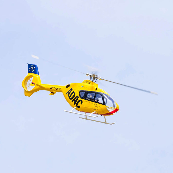 FLYWING  EC135 Eurocopter 6Ch 450L Scale 4 Blades Smart RC Helicopter w/ACE GPS Stabilization System- RTF (Yellow)