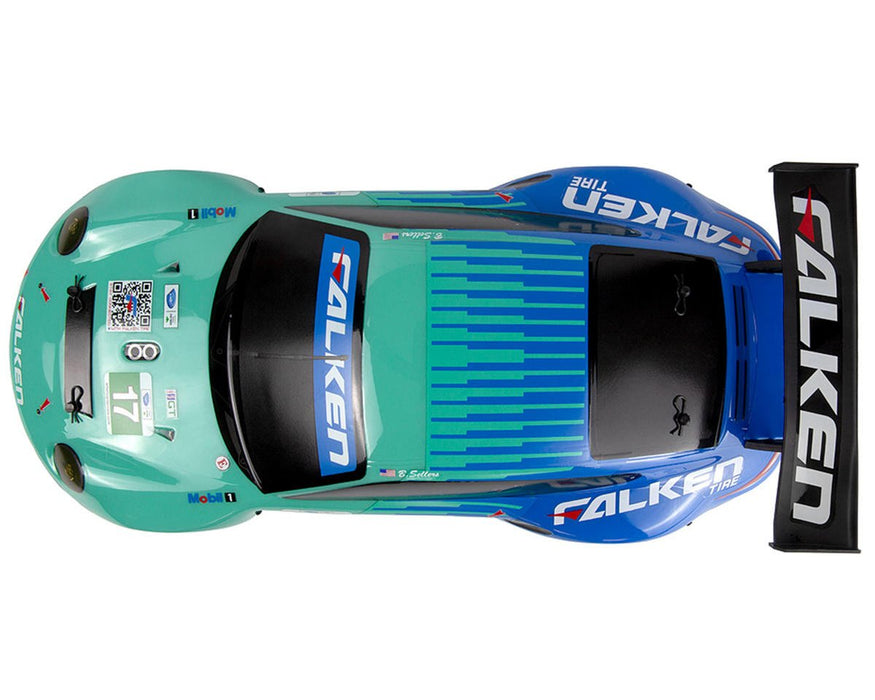 HPI RS4 Sport 3 Porsche 911 GT3 RSR Falken Flux 1/10 RTR Brushless On-Road Car - 160781