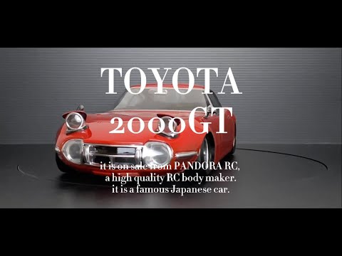 Pandora Toyota 2000GT Clear 1/10 RC Body Shell PAB-3204