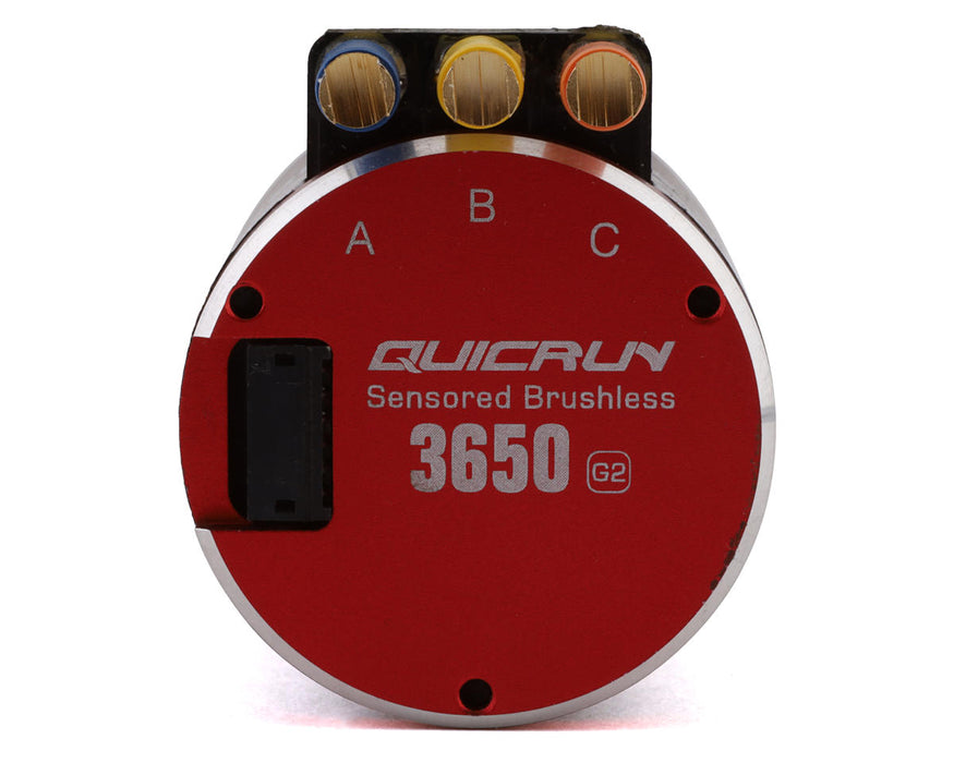 Hobbywing QuicRun 10BL60 SD G2 Sensored Brushless ESC/QR3650 G2 Motor Combo (17.5T) - 30803202