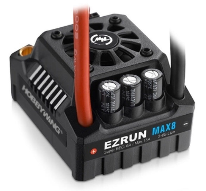 Hobbywing EZRUN MAX8 150A Waterproof Brushless ESC Sensorless 3-6S Li-Po-30103200