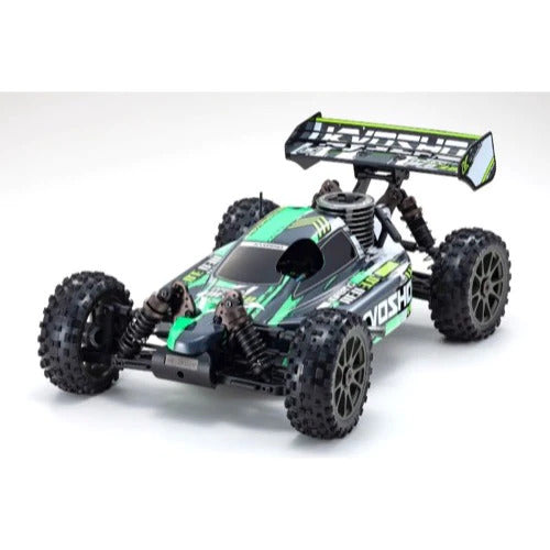KYOSHO 1/8 GP 4WD INFERNO NEO 3.0 NITRO 4WD RC BUGGY READYSET T4 GREEN - KYO-33012T4