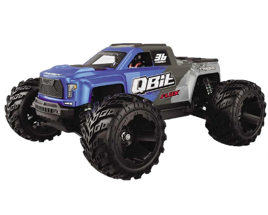 Maverick QBit Flux RC Monster Truck Electric Brushless 4WD 1/16 Scale RTR - 151001