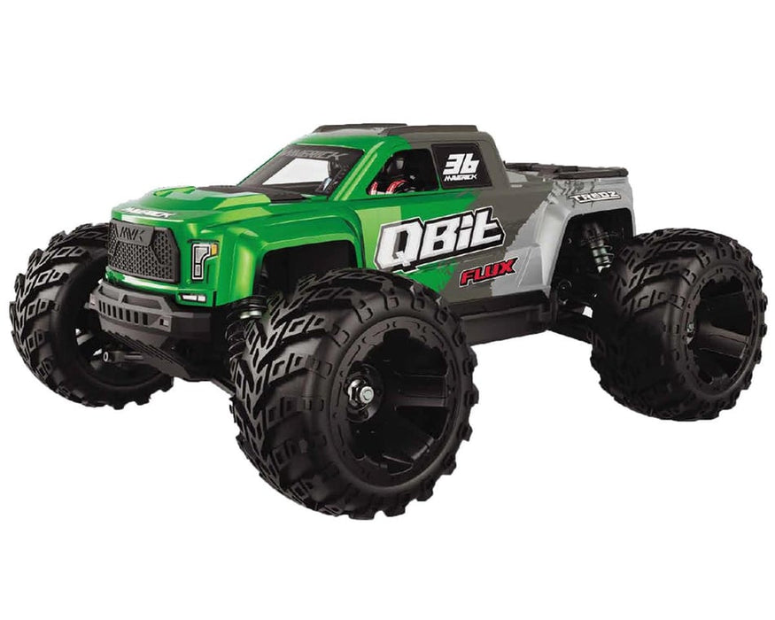 Maverick QBit Flux RC Monster Truck Electric Brushless 4WD 1/16 Scale RTR - 151001