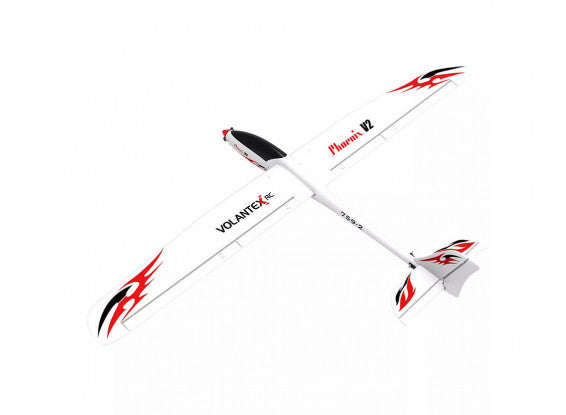 Phoenix S - 4 Channel Sports Glider with 1600mm Wingspan and Streamline ABS Plastic Fuselage 742-7 PNP