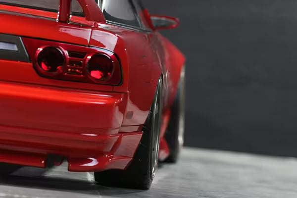 Pandora RC 1/10 Nissan RPS13 180SX Kouki Unpainted Body Shell - Clear PAB-3226