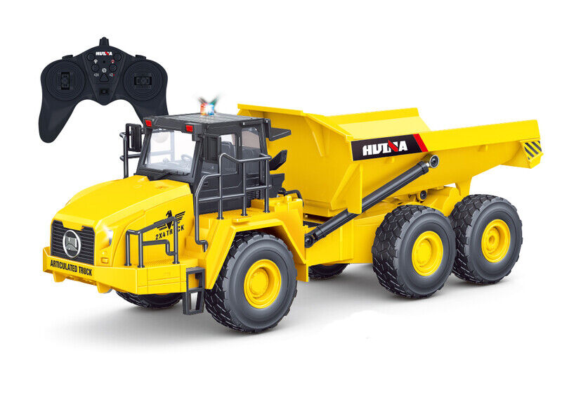 Huina 1:16 2.4Ghz Articulated RC Dump Truck with LED Lights and Sound - 1553