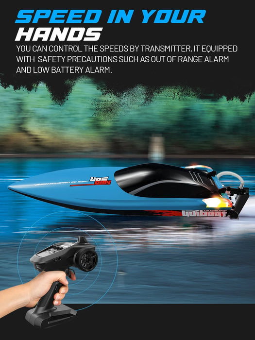 UDIRC Brushless Motor High Speed RC Boat with LED lighting set - UDI-025