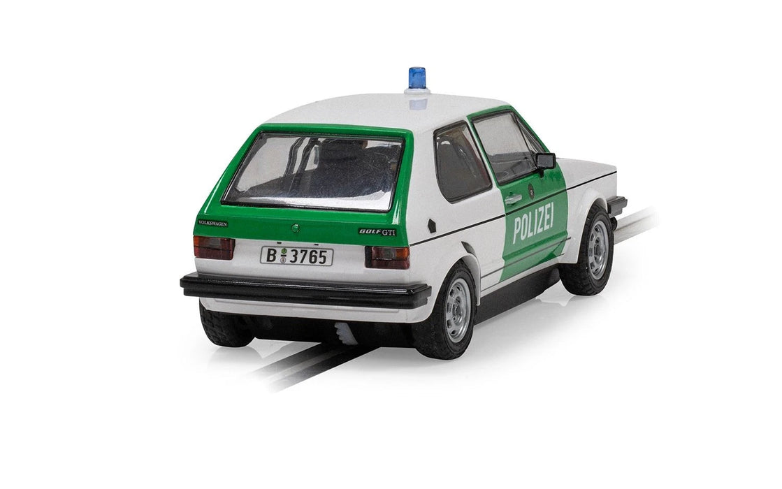 SCALEXTRIC C4572 VOLKSWAGEN GOLF MK1 POLIZEI 1/32 SCALE SLOT CAR