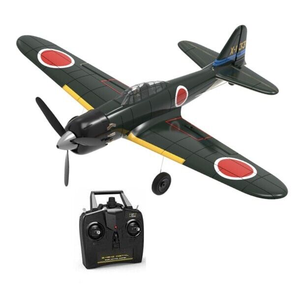 VOLANTEX RC RC A6M Zero RC Warbird 2.4G 400mm Wingspan RTF  4CH Remote Control Airplane Ready to Fly  with Xpilot Stabilization System