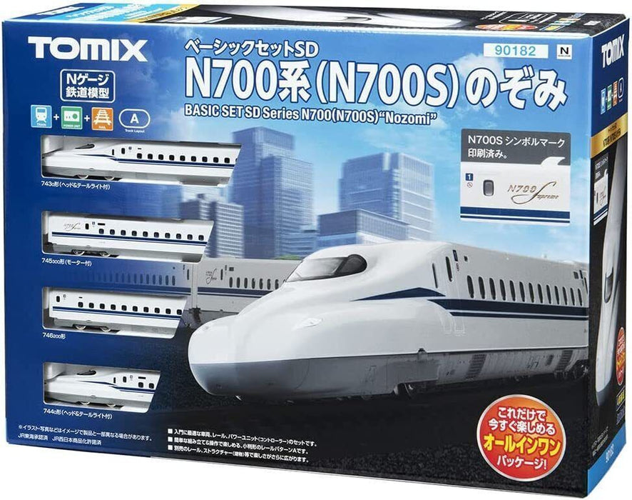 TOMIX N STARTER SET SD N700 SERIES (N700S) NOZOMI -90182