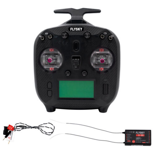 FlySky ST8 2.4Ghz Upgraded Radio w/ FS-SR8 8ch Receiver for Fixed Wing, Delta Wing, Glider, Helicopter, Multi-Axis, FPV, Engineering Vehicles and Robots