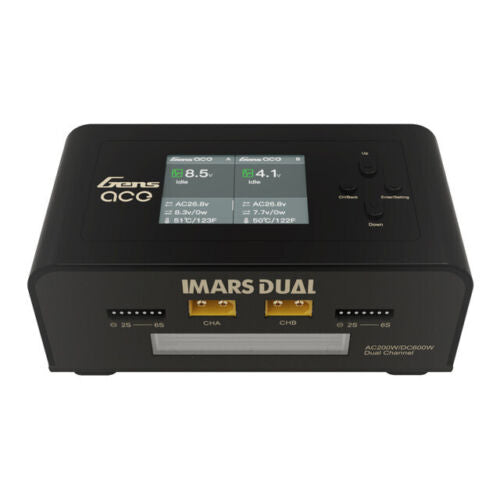 Gens Ace Imars Dual Channel AC200W/DC300W Balance Charger AC/DC Smart Charger