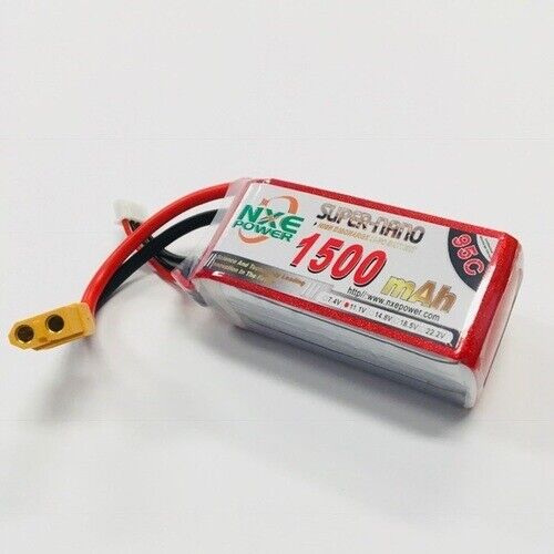 NXE 11.1V 1500mAh LiPo 3S Battery Pack with XT60 Connector