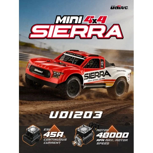 UDI 1/12 2.4GHz 4WD Short Course Truck  (Mid- Tier Brushless Version) - UDI-UD1203