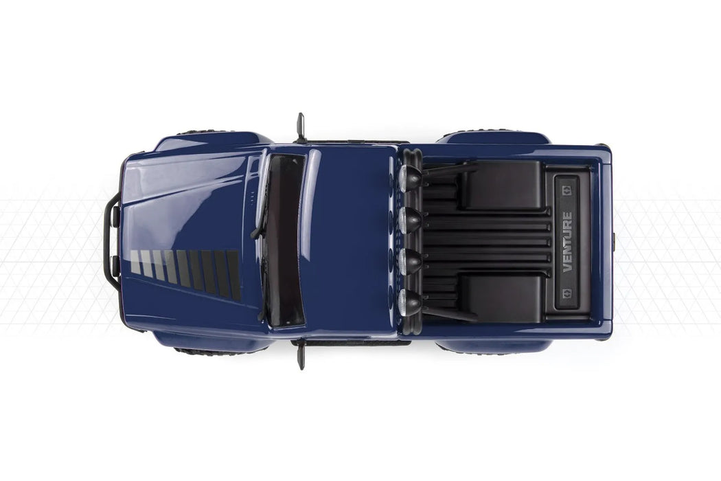 HPI Venture18 Flux-T 1985 Toyota Hilux SR5 RC Rock Crawler Electric Brushless 4WD 1/18 Scale RTR (HPI-161254 Blue & 161255 Creme) (Copy)