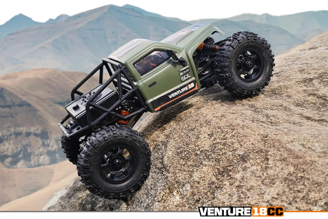 All New HPI Venture18 CC Flux Electric Brushless 4WD 1/18 Scale RC Competition Crawler