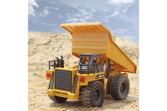 HuiNa 6 Ch 2.4GHz 1:18 Scal Remote Controlled Alloy Dump Truck