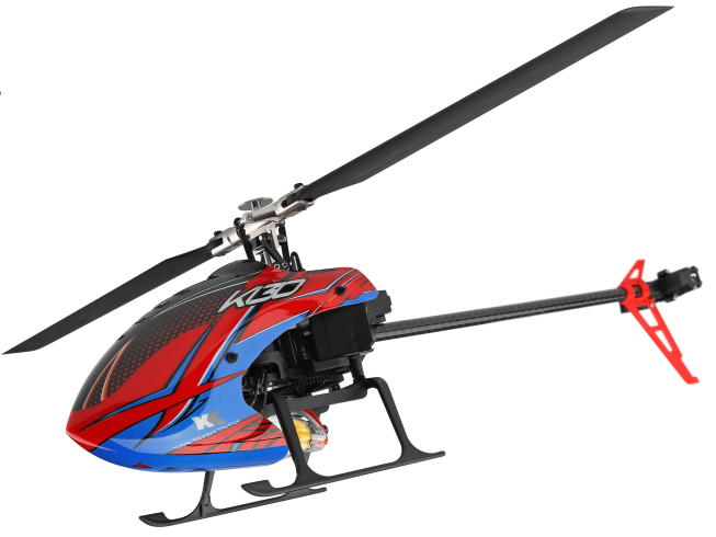 XK K130 RC Helicopter 2.4G 6CH Brushless 3D6G Flybarless (Compatible w/ FUTABA Tx) BNF