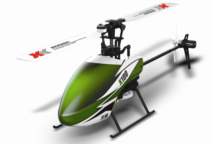 XK K100 6CH flybarless single blade 3D 6G Helicopter (Suitable for Beginners) RTF