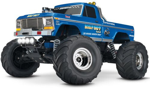 TRAXXAS BIGFOOT 1:10 SCALE, 2WD, RTR, OFFICIALLY LICENSED REPLICA MONSTER TRUCK W/LED LIGHTS - 36034-61R5