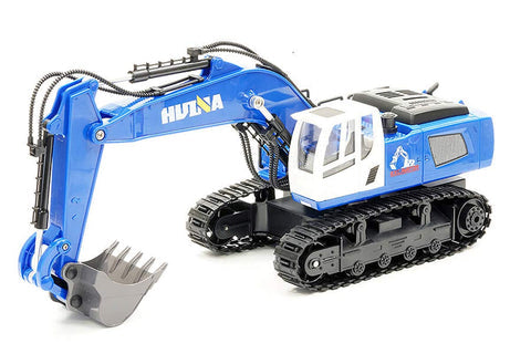 HuiNa 1/18 RC Excavator - Blue