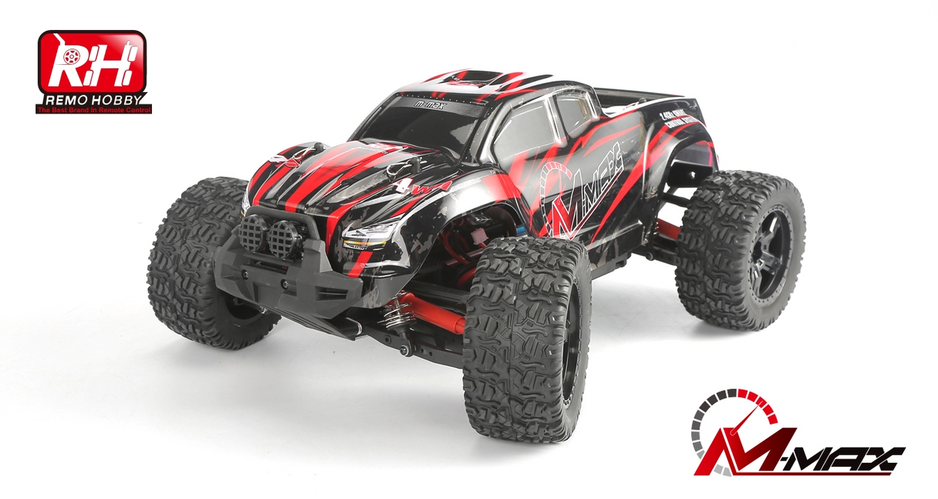 Remo Hobby 1/10 SCALE ELECTRIC 4WD 2.4GHZ RC OFF-ROAD BRUSHED MONSTER TRUCK MMAX(Model#1031)