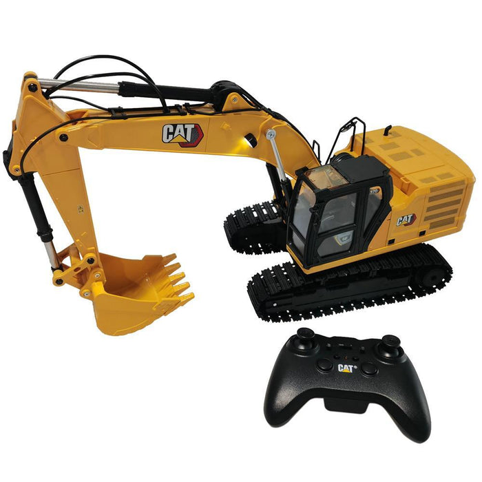 RC Caterpillar 320 Excavator with Grapple & Hammer - 1:16 Scale Electric Licensed CAT Excavator