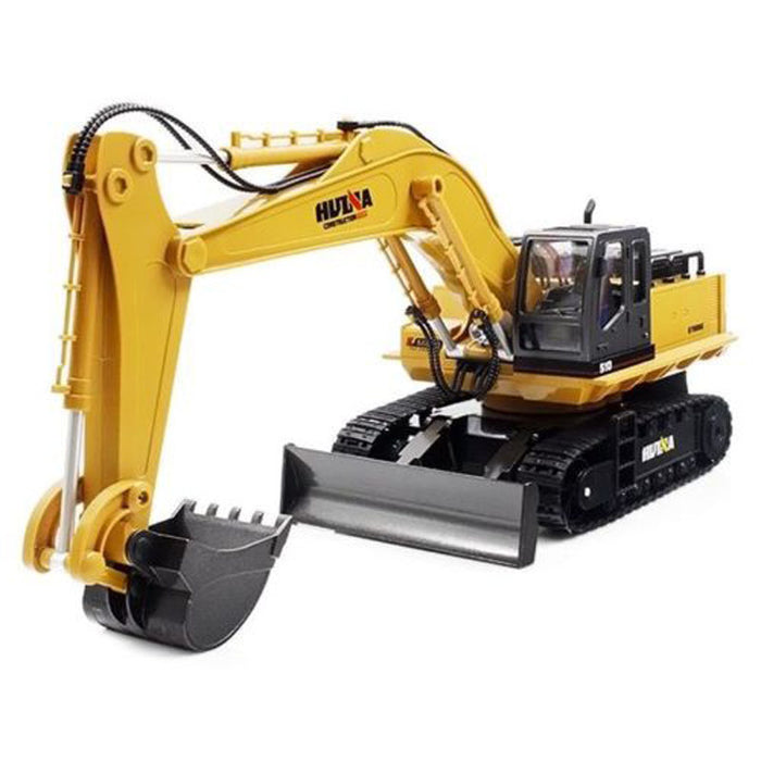 HUINA 1:16 Scale 2.4 Ghz 11 Channel RC Excavator - 1510 with 680-Degree Rotation