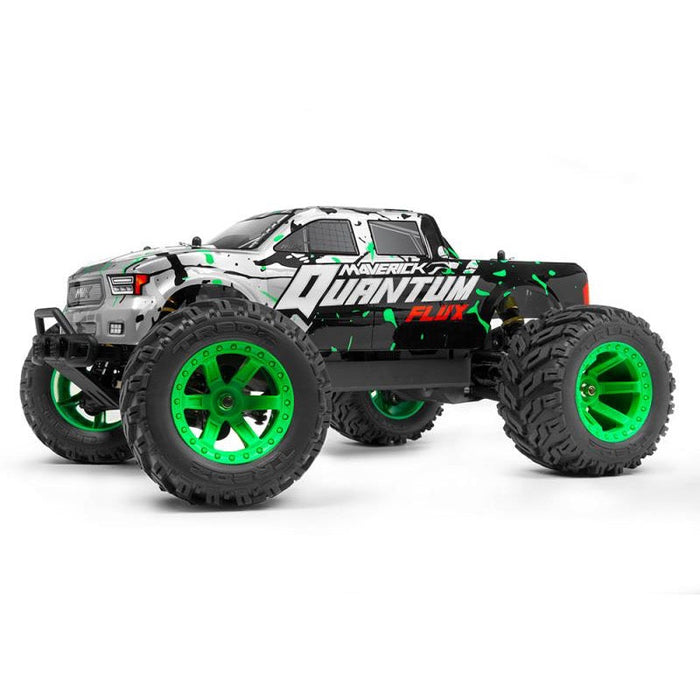 Maverick Quantum MT Flux 1/10 scale 4WD Electric Brushless Off Road RTR RC Monster Truck w/ Upgraded Parts
