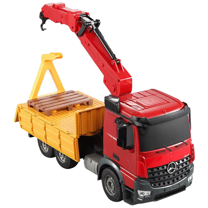 RC Mercedes Benz Truck with Crane at rear (Red)