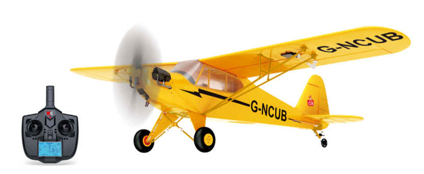 XK A160 Piper J3 Cub Skylark 5 Channel Brushless RC Plane XK A160 Piper J3 Cub Skylark 5 Channel Brushless RC Plane