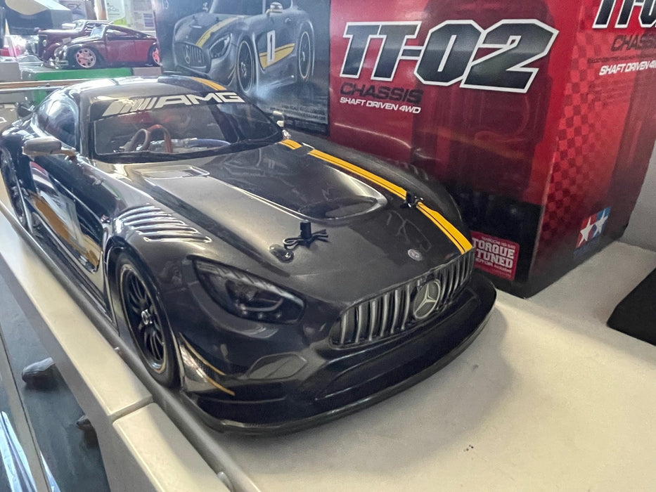 Tamiya Mercedes Benz-AMG GT3 On-Road RTR Expert Assembled RC Car (TT-02 / 58639)