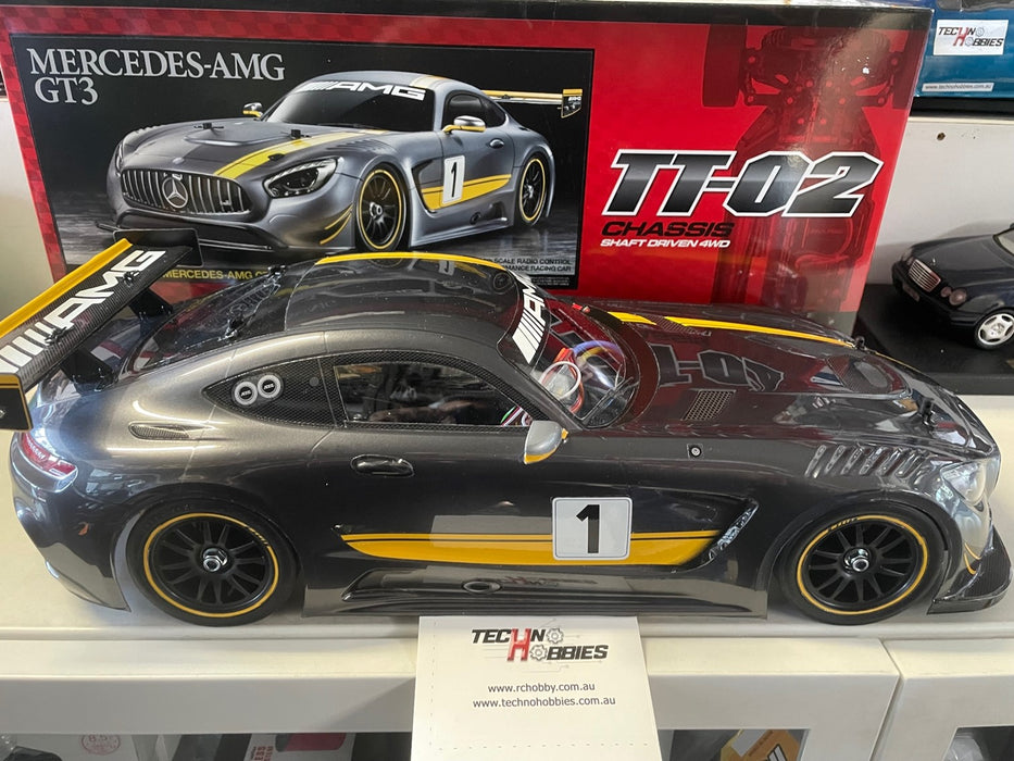 Tamiya Mercedes AMG GT3 1/10 RC XB - Telaio Preassemblato 4WD Elettrico - Modello Verniciato - Foto 4