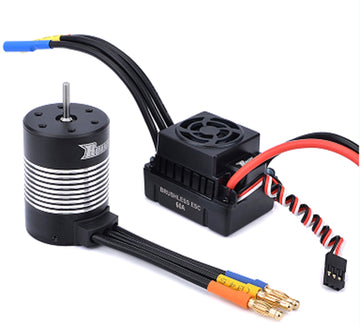 Motore brushless da 5200 KV e 60 A ESC Brushless ESC con 2 – 4S Lipo 25 kg per 1/8 1/10 RC auto motore RC impermeabile