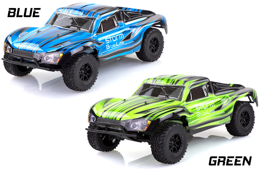 HSP Storm Electric Rear Wheel Drive RTR  1:10 Scale Brushless RC Stadium Truck