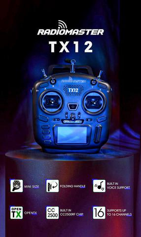 Radio Master TX12 Multi-Protocol OpenTX 2.4GHz RC Transmitter - Mode 1 & 2