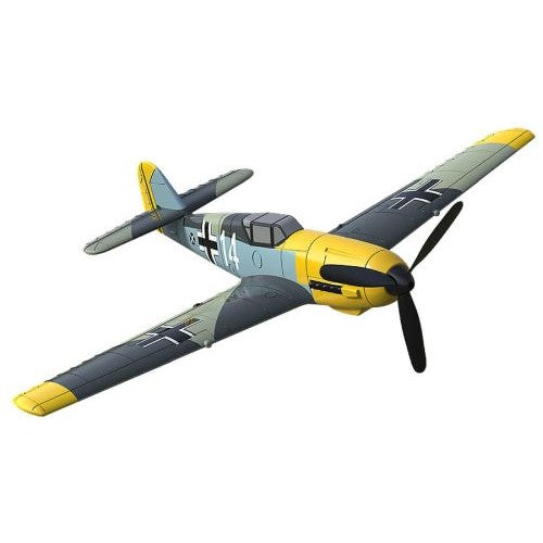 VOLANTEX RC BF109 Remote Control Messerschmidt 4Ch Ready to Fly RC Plane - Mode 2 with 1 spare Battery and 2 spare Props