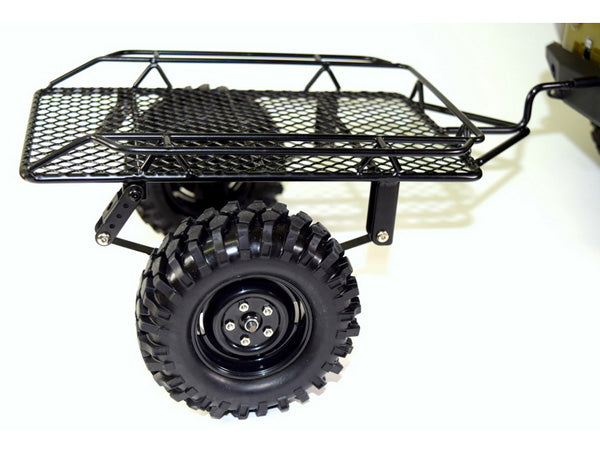 Absima 1:10 Scale Metal Trailer for TRX4 and Axial RC Crawlers & Trucks