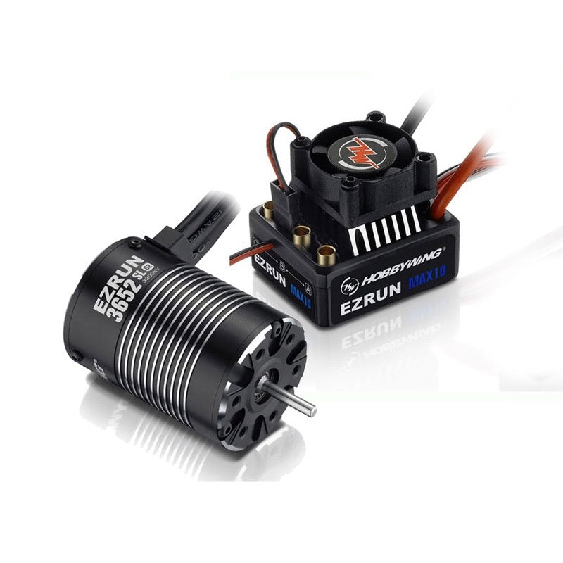 Hobbywing EzRun Max10 3652SL 5400Kv Brushless Motor and 60A ESC