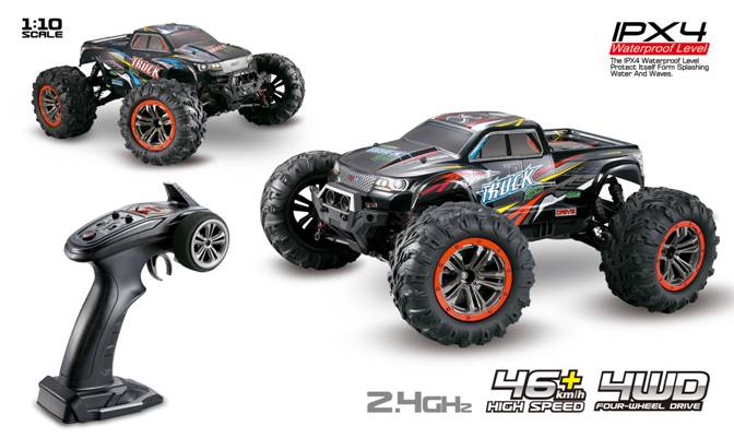 Tornado 4WD 1: 10 Monster Truck with - Twin Motor High speed Off Road Monster Truck